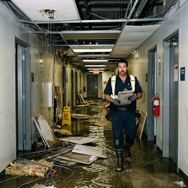 Office Water Damage Cleanup